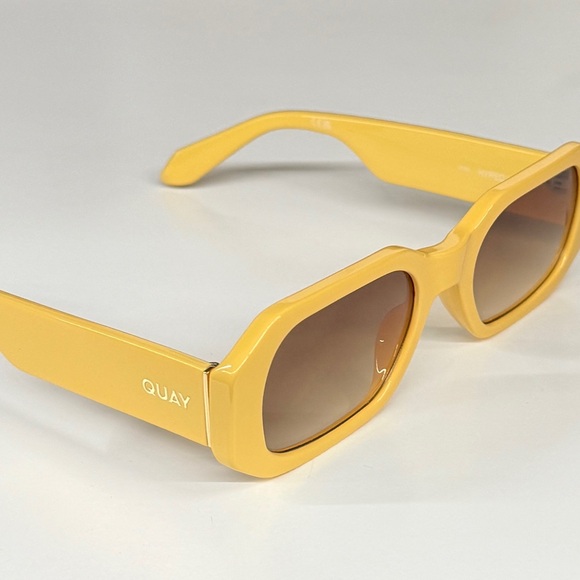QUAY AUSTRALIA HYPED UP Sunflower Frame / Sepia Lens - Picture 3 of 8